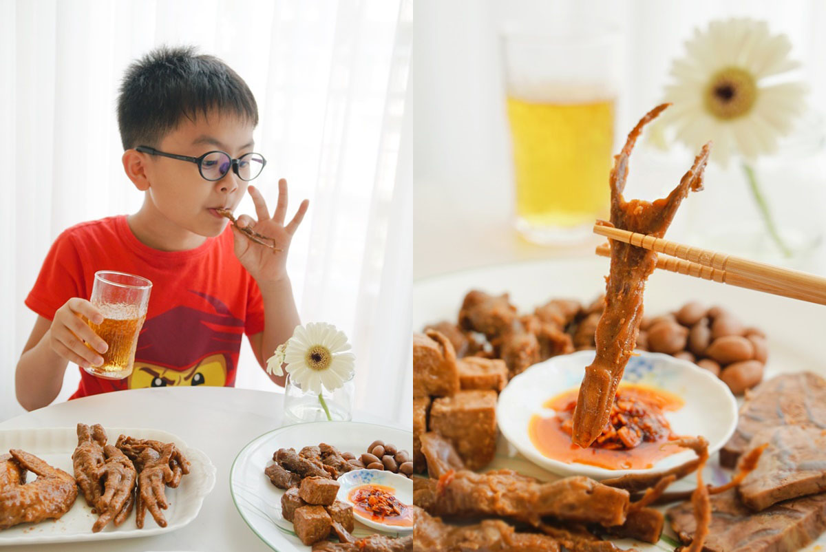 彰化黑竹園雞腳凍，冰鎮滷味的老字號魅力！宅配滷味美食推薦 @希薇亞の食在玩味