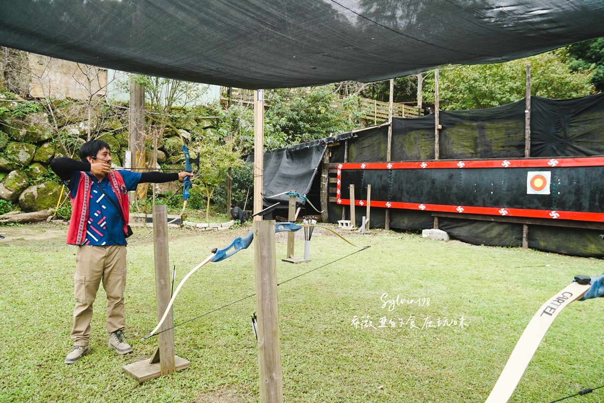 苗栗南庄八卦力部落嘎嘎歐岸休閒農園。揭開賽夏族神秘風貌、體驗鹿角蕨 DIY、射箭 @希薇亞の食在玩味