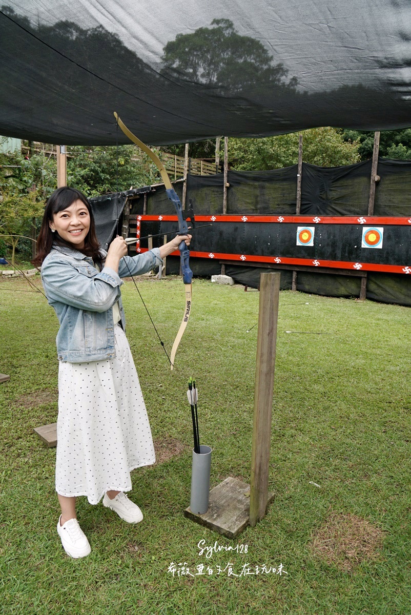 苗栗南庄八卦力部落嘎嘎歐岸休閒農園。揭開賽夏族神秘風貌、體驗鹿角蕨 DIY、射箭 @希薇亞の食在玩味