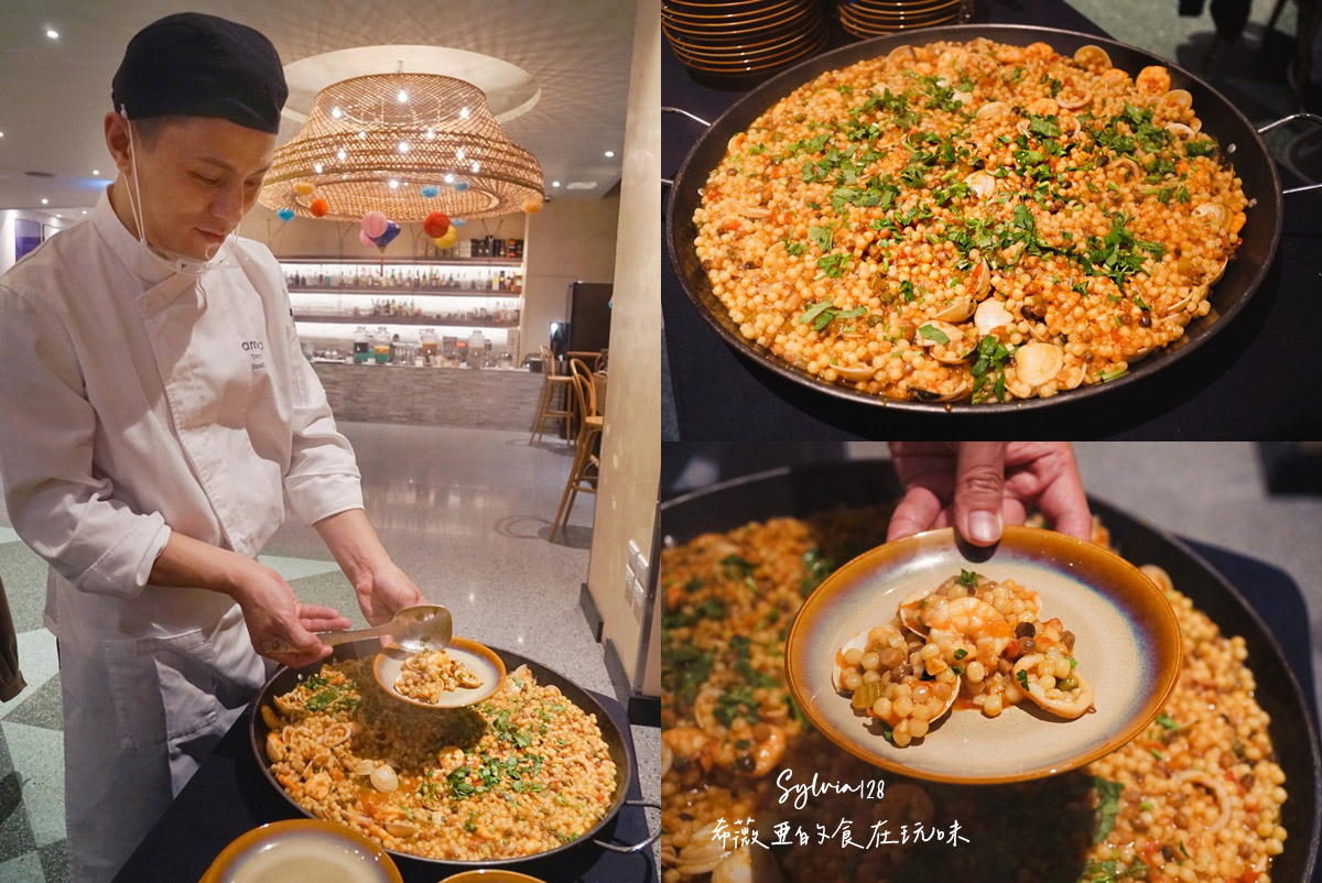 【台北松山美食】Que原木燒烤餐廳，松山意舍高空景觀半自助餐吃到飽 @希薇亞の食在玩味