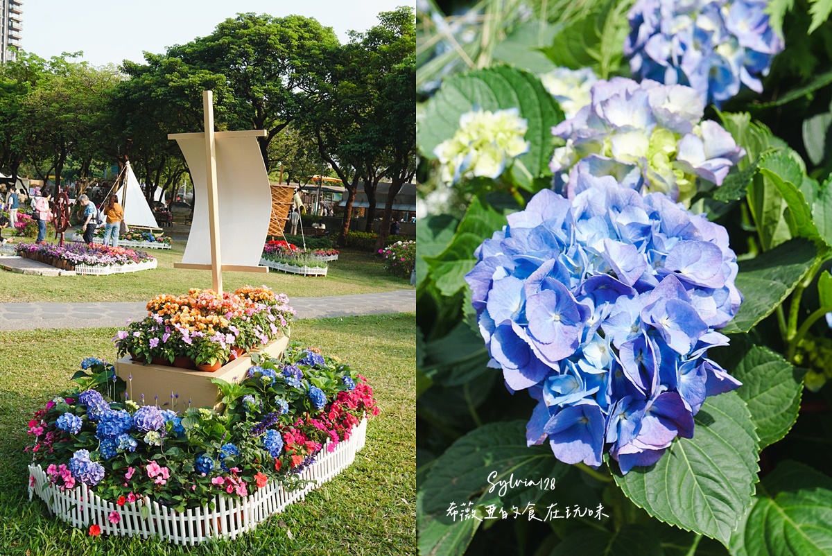 【台北免費賞花景點】大安森林公園繡球花季、台北杜鵑花季，城市裡的夢幻賞花秘境！ @希薇亞の食在玩味